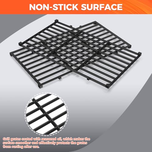 Grill Grates for Weber Spirit 200 Series Front (17.5" Weber Spirit 200 GS4 II 200)
