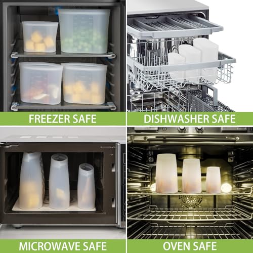 Reusable Storage Bag (Translucent | M+S+XS | 8 Pack)