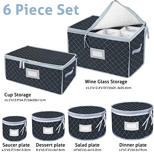 China Dinnerware Storage Containers Set