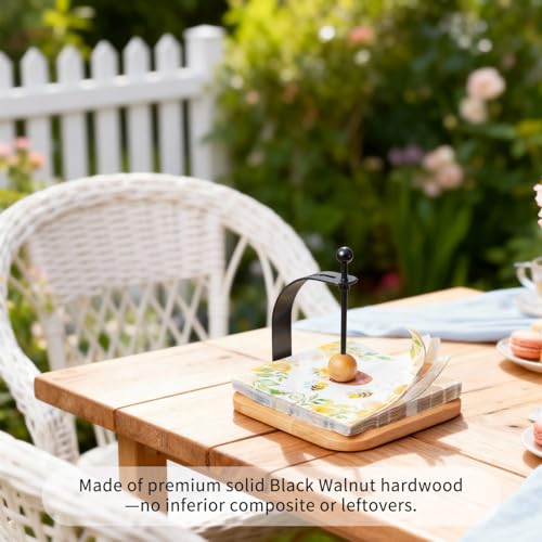 North American Beech Napkin Holder for Table