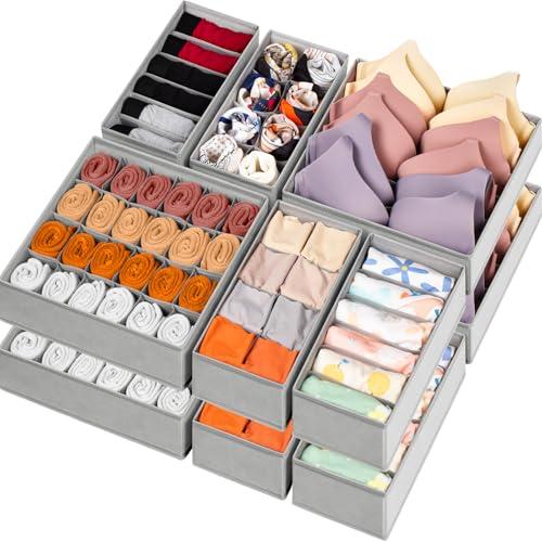 16 Pack Sock Underwear Drawer Organizer (16 Count)