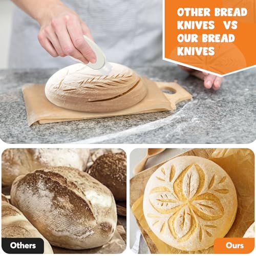Extractable & Magnetic Bread Lame Dough Scoring Tool (Cream)