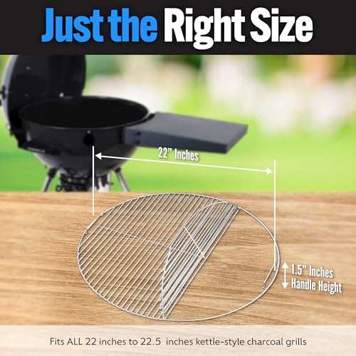 SnS Grills EasySpin Charcoal Grill Cooking Grate (EasySpin Grill Grate / 22")