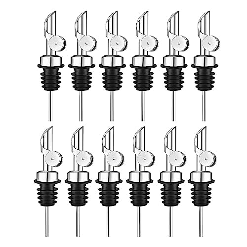Pafuen 12 Pack Liquor Pour Spout (Silver)