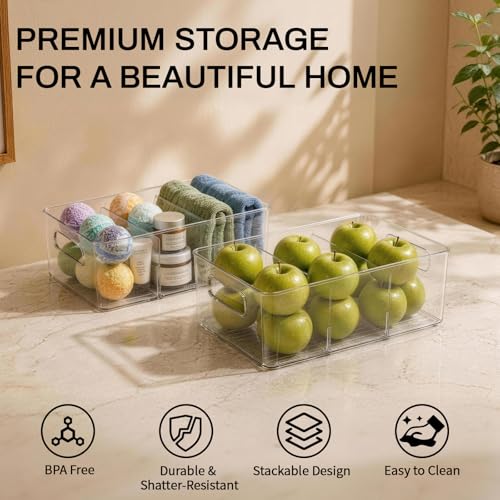 4 Pack Pantry Organizers and Storage (4 Count)