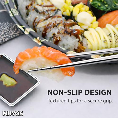 Stainless Steel Chopsticks (Silver)