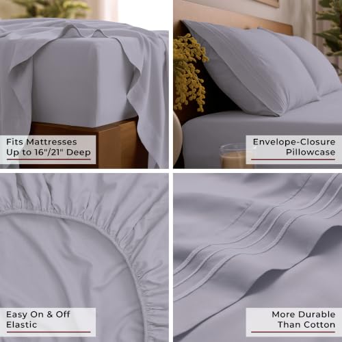 Iconic 4 Piece (1335 Lavender / Queen - EXTRA DEEP pocket)