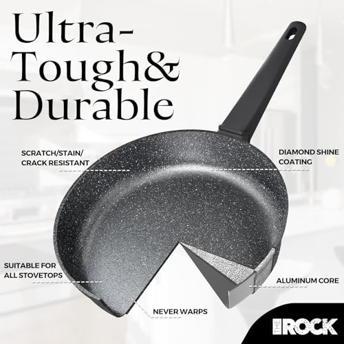 SOHO 12.5 Inch Nonstick Frying Pan (Granite Black / 12.5 Inch)