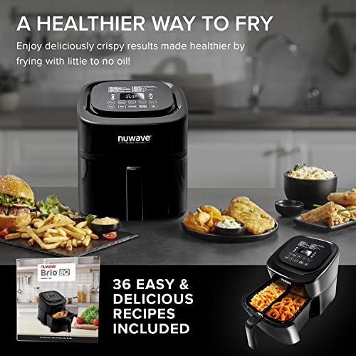 Brio 8 Qt Air Fryer (Classic Black)