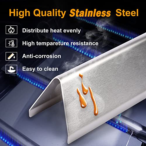 7636 Flavorizer Bars for Weber Spirit 300 & Spirit II 300 GS4 E310 E315 E320 E330 S310 S315 S320 S330 (15.3"×2.6"×2.511" - 7636 Spirit 300)