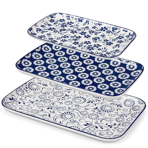 SELENE Ceramic Serving Platters Set of 3 (3 Count)