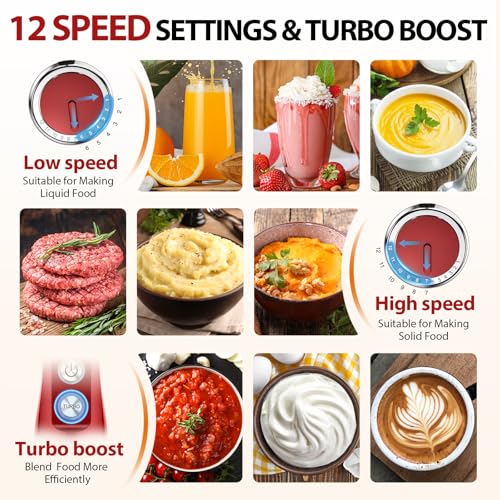 Immersion Blender (Red)