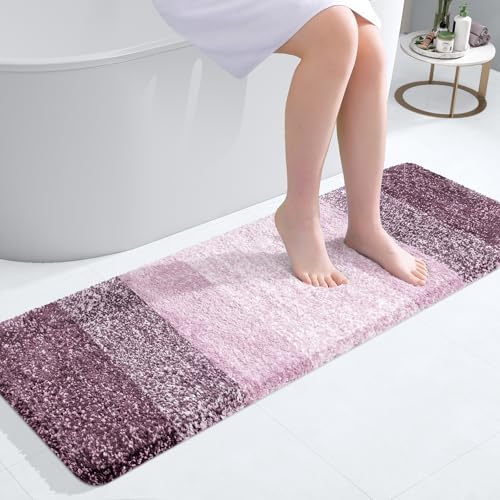 Bathroom Runner Rug 47x17 (47" X 17" / Mauve)