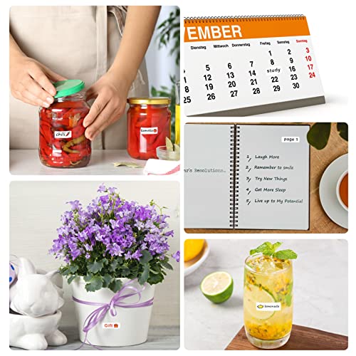 1680 Pcs Matte White Labels Blank Stickers Small Sticky Labels Removable Price Tags Labels Stickers for Jars Boxes Envelopes File Folders School Office Home (1680 Count)