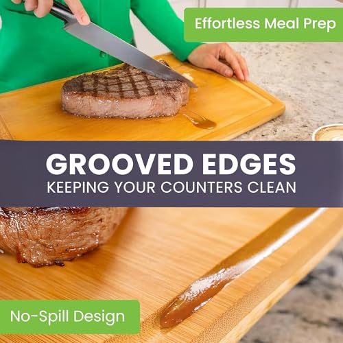 Bamboo Cutting Board (Glue-Free Surface - Rectangular)