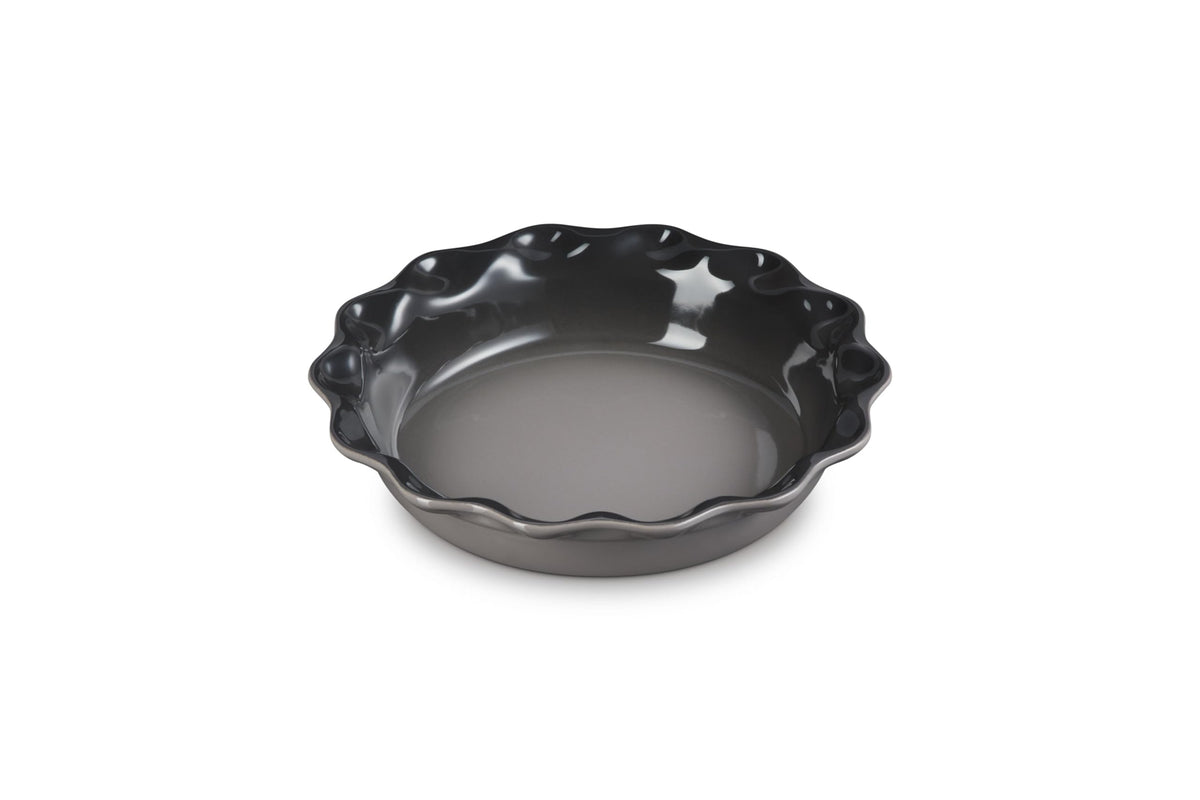 Stoneware 9" Fluted Pie and 9" Fluted Loaf Dish (Oyster)