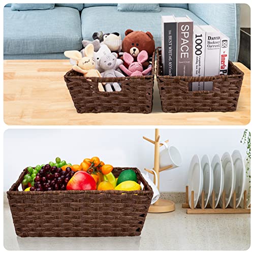 Large Wicker Storage Basket (2 Count)
