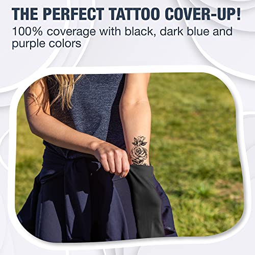 Cooling Arm Sleeves for Men & Women (1 Pair: Black / One Size)