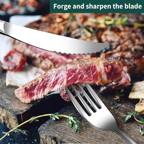 20 Piece Silverware Set for 4 with Steak Knives