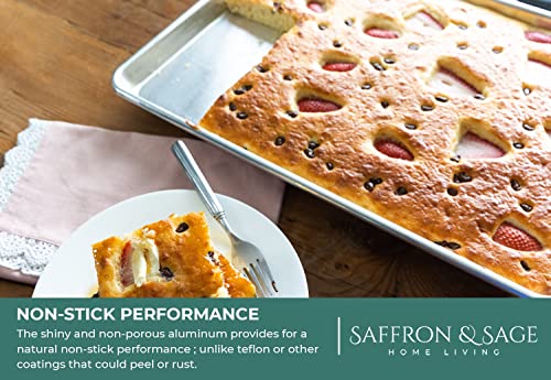 Commercial Quality 2 Pack Cookie Sheet and 2 Pack Rack (2 Pack Cookie Sheet & 2 Pack Rack)