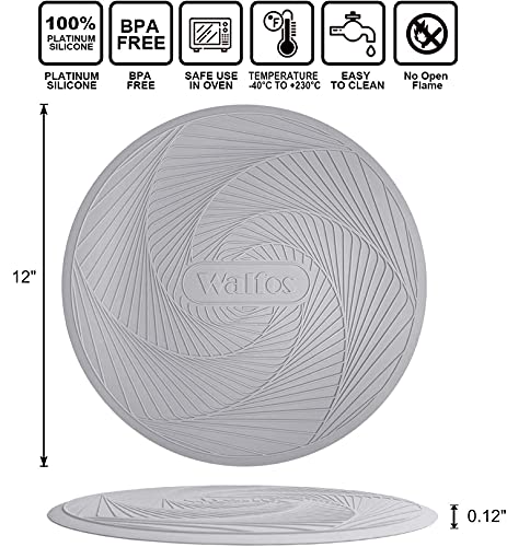 12 Inch Silicone Microwave Mat & Pot Holders