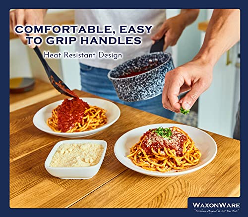 7pc Nonstick Cookware Set (7 Piece Stonetec Set)