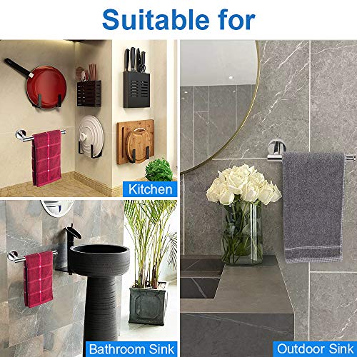Hand Towel Holder (Chrome / 9 In-Round)