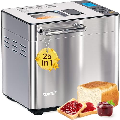 25‑in‑1 Bread Maker Machine (Silver)