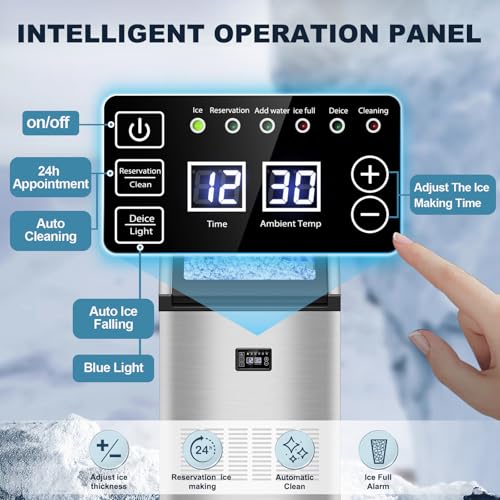 Commercial Ice Maker Machine (160Lbs/24H)