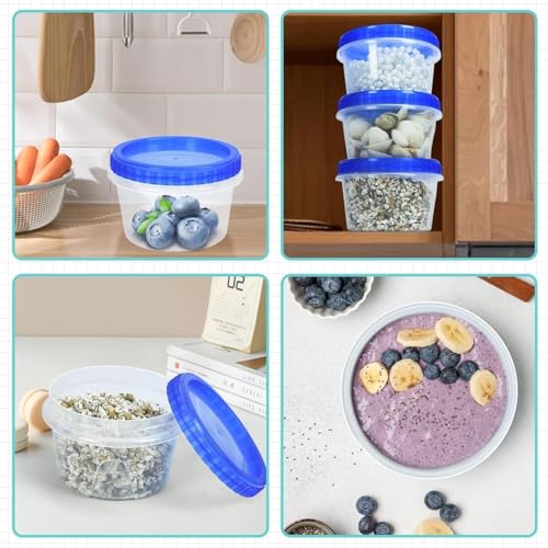 12 Pack Freezer Containers with Lids (16oz-12pack)