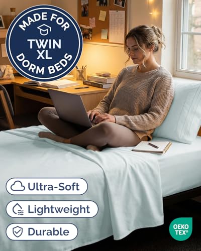 Twin XL 3 Piece Sheet Set (23 - Ice Blue / Twin XL)