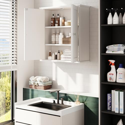 Bathroom Wall Cabinet (White)
