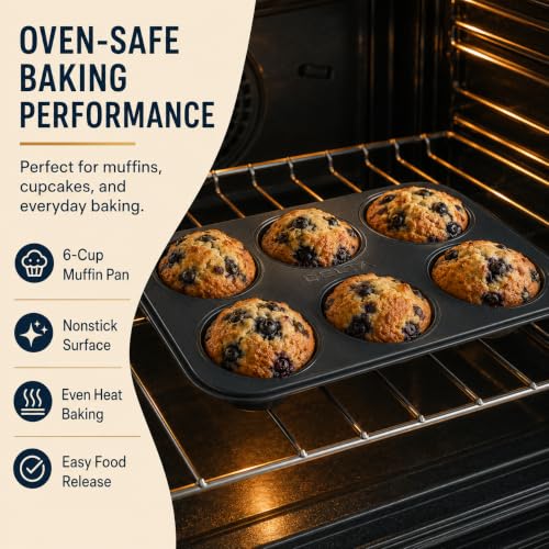 Stackable Nonstick Bakeware Set (Black)