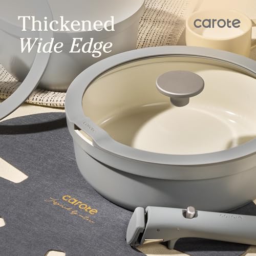 20pcs Ceramic Cookware Sets (Gray / 20 PCS)