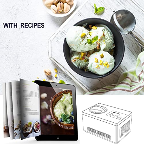 2.1 QT Ice Cream Maker with Built
