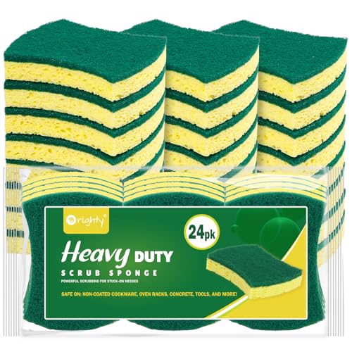 Heavy Duty Scrub Sponges Kitchen Sponge (24 Count)