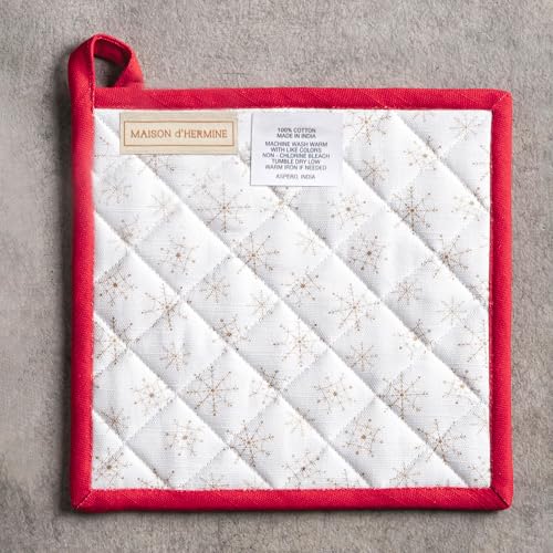 Pot Holders 100% Cotton Potholders (101 - Chromo / 8" x 8" (Pot Holder Pack of 1))