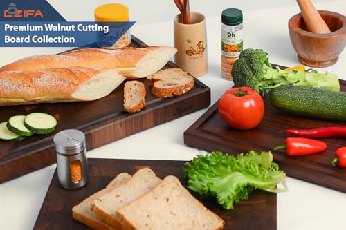 American Black Walnut Wood Cutting Board 20"x15"x2" Large (20 x 15 x 2 in / Black Walnut)