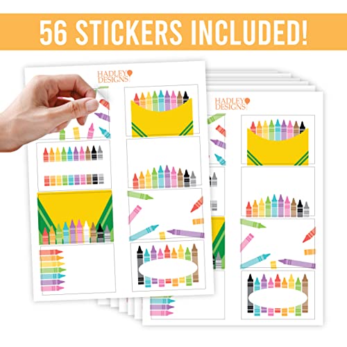 Self Adhesive Name Tags Sticker (Colorful Classic)