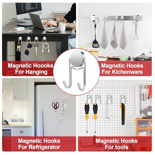 Magnetic Hooks for Cruise Cabins 30Lbs+ Heavy Duty Magnet Hook