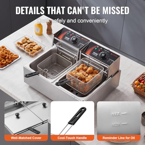 Commercial Deep Fryer (Deep Fryer / Double Fryer)