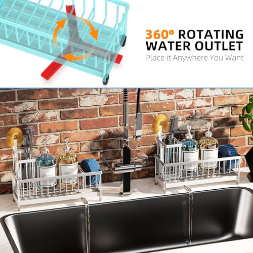 Larger Version Sponge Holder for Kitchen Sink (Stainless Steel)