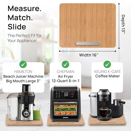 Appliance Slider (16"W x 13"D / Natural)