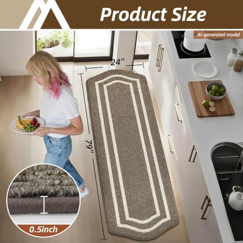 Long Kitchen Floor Mats and Rugs Non Slip Washable