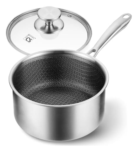 4 Quart Saucepan With Lid (4 Quarts / Black)