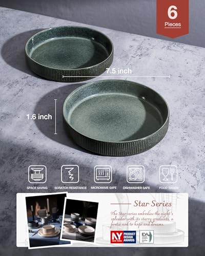 Star 7.5" Pasta Bowls Set of 6 (6 Count)