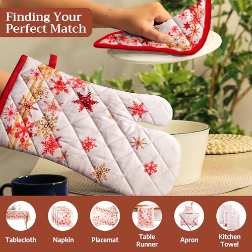 Pot Holders 100% Cotton Potholders (082 - Crystal Star / 8" x 8" (Pot Holder Pack of 2))