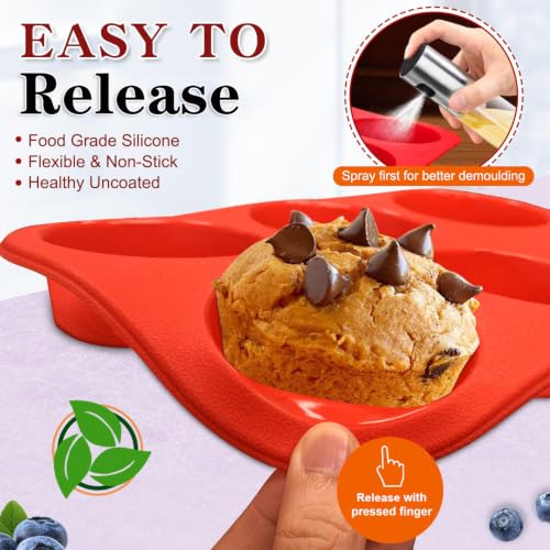 Silicone Muffin Pan (2 Count)