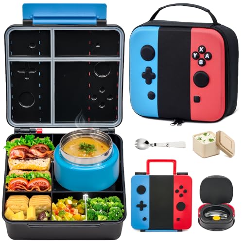Game Lunch Box for Kids with Thermo