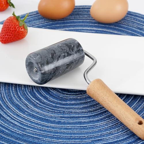 Marble Rolling Pin Pizza Roller (Type 3 Black)